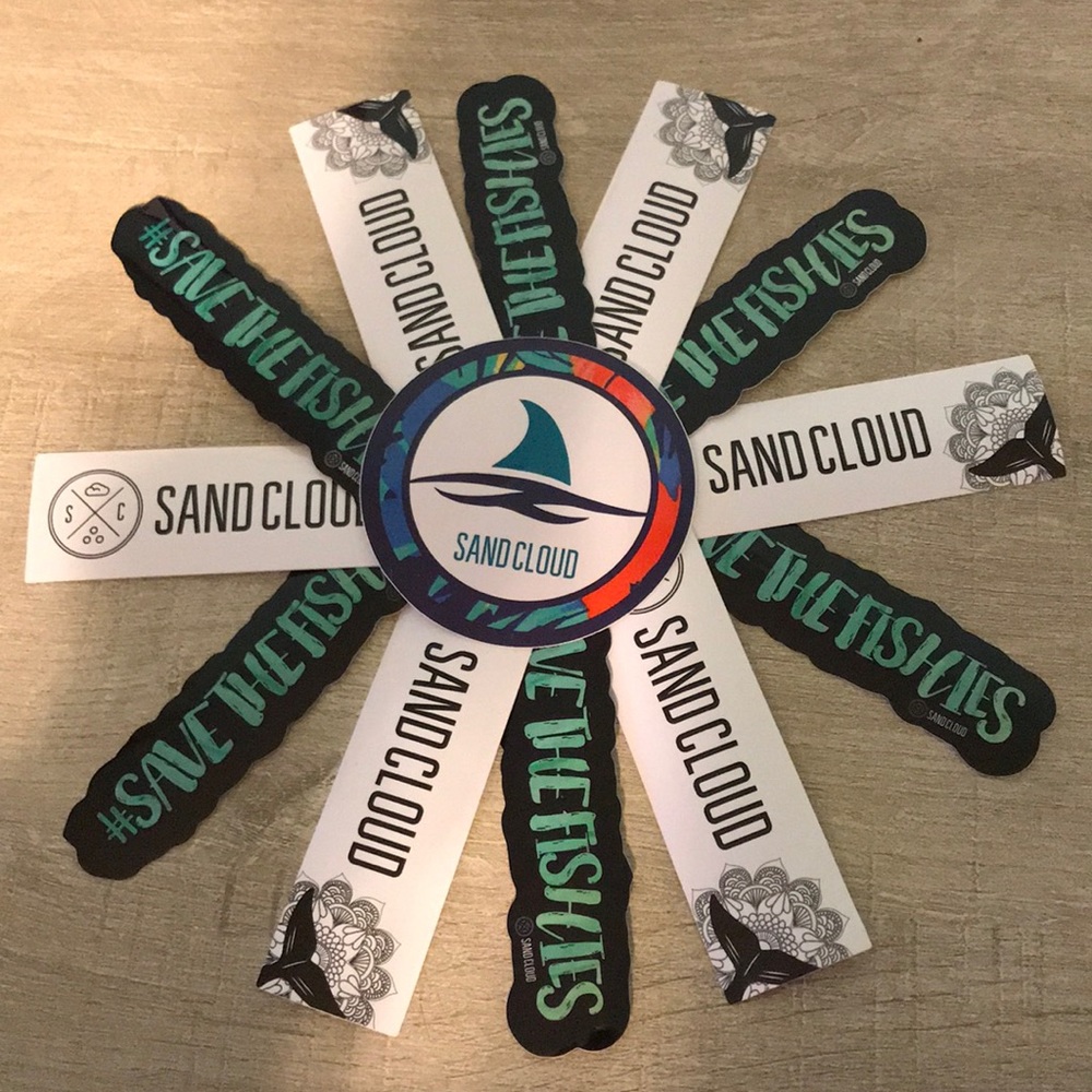 13 sand cloud stickers